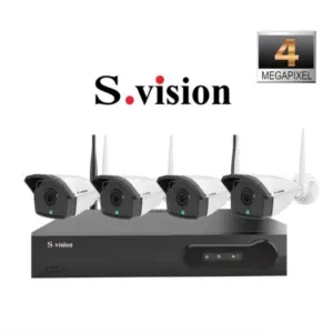 پک دوربین وایفای اس ویژن ۴ مگاپیکسل S.vision J-7140WL