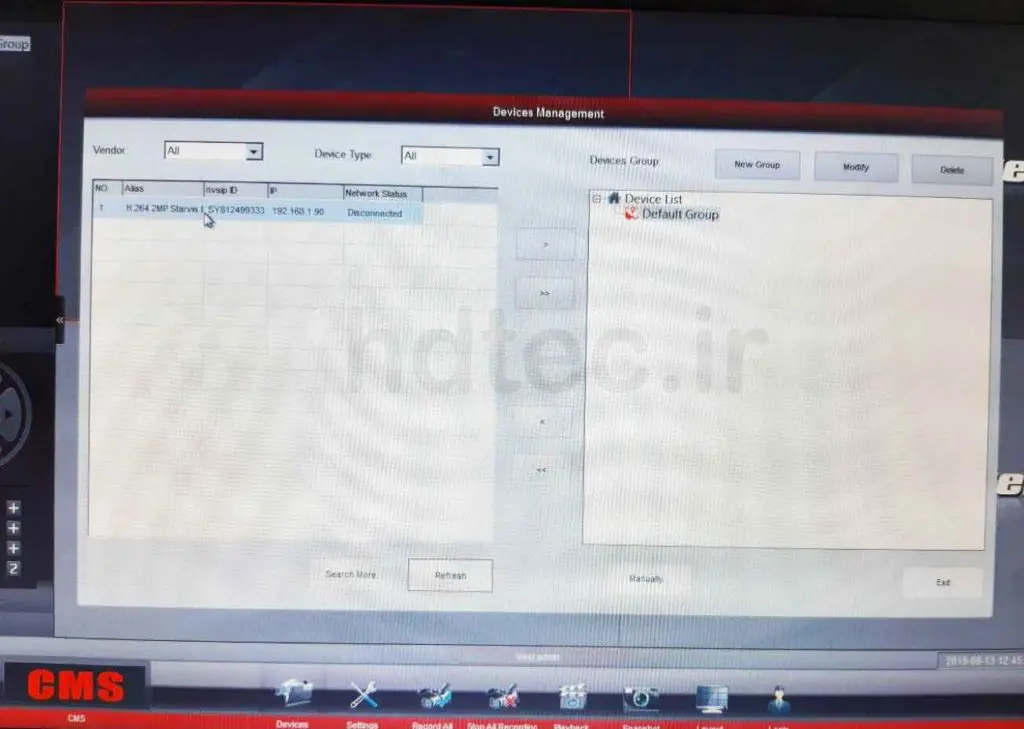 چطور وارد منو دوربین