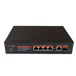 سوئیچ 4 پورت PoE مکسرون MSW-3104GP-1GL-60I