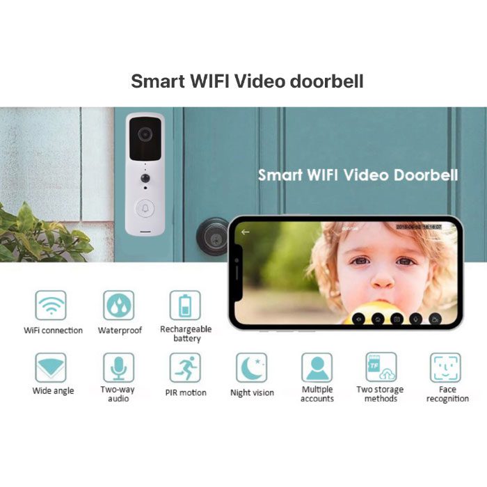 آیفون تصویری بیسیم Smart Video doorbell WIFI