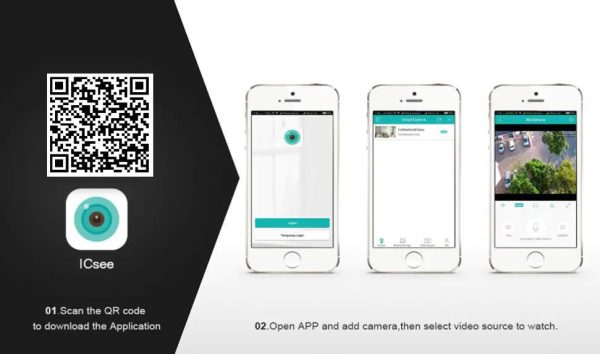 دانلود نرم افزار ICSEE برای دوربین لامپی 360 درجه
