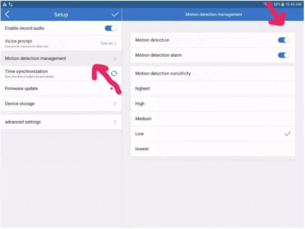آموزش نصب دوربین تکنیس مدل ۲۳۰۰