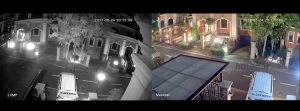 نمونه تصویر دوربین استارلایت دید در شب رنگی 