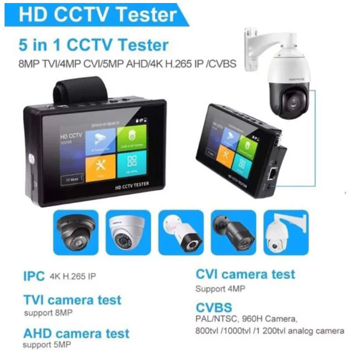 تستر دوربین IPC 1800 PLUS 4K