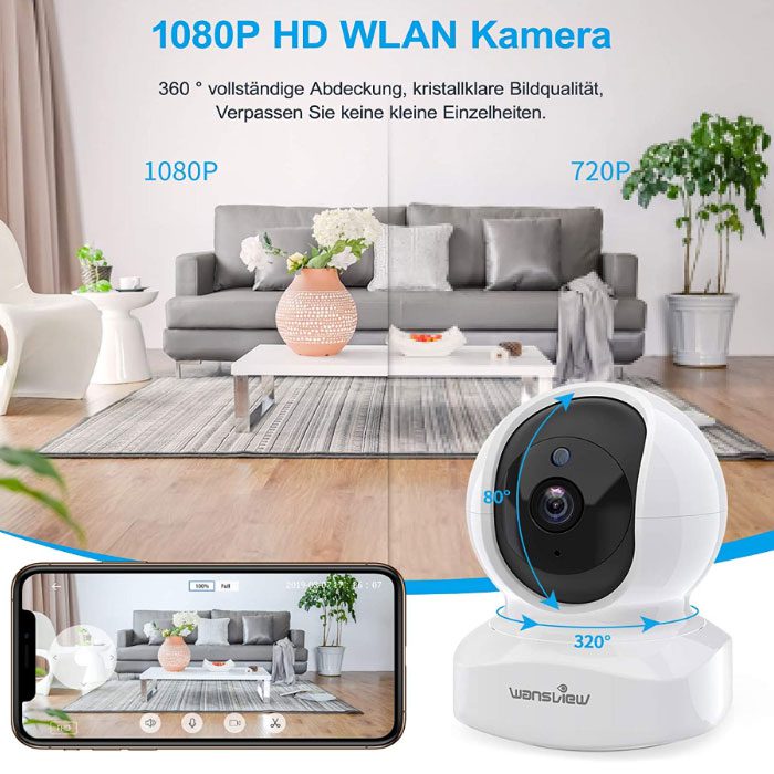 دوربین داخلی خانگی WiFi برای کودک