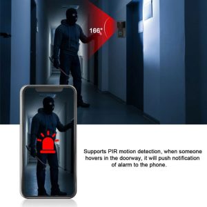 Wireless Waterproof Doorbell Camera 1080P WIFI Portable Bell Night View For Tuya