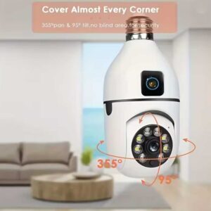6MP E27 Lamp Dual Lens WiFi v380