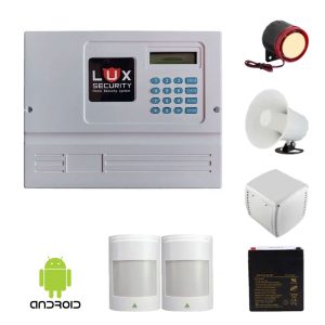 پکیج دزدگیر سیمکارتی پرو همراه با تلفن کننده LUX