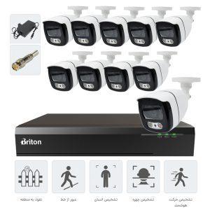 پکیج 10 دوربینه ۵ مگاپیکسل HT-16ch 5mp 10camera