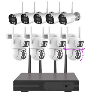 پک ۱۳ دوربینه بی سیم Eseecloud NVR 16CH