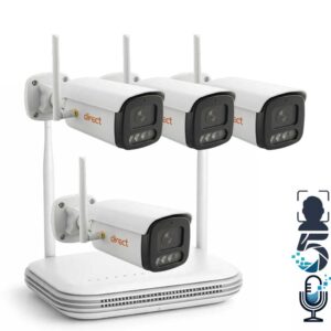 پکیج حرفه‌ای وایرلس ۵ مگاپیکسل میکروفن‌دار XMEYE Warm Light